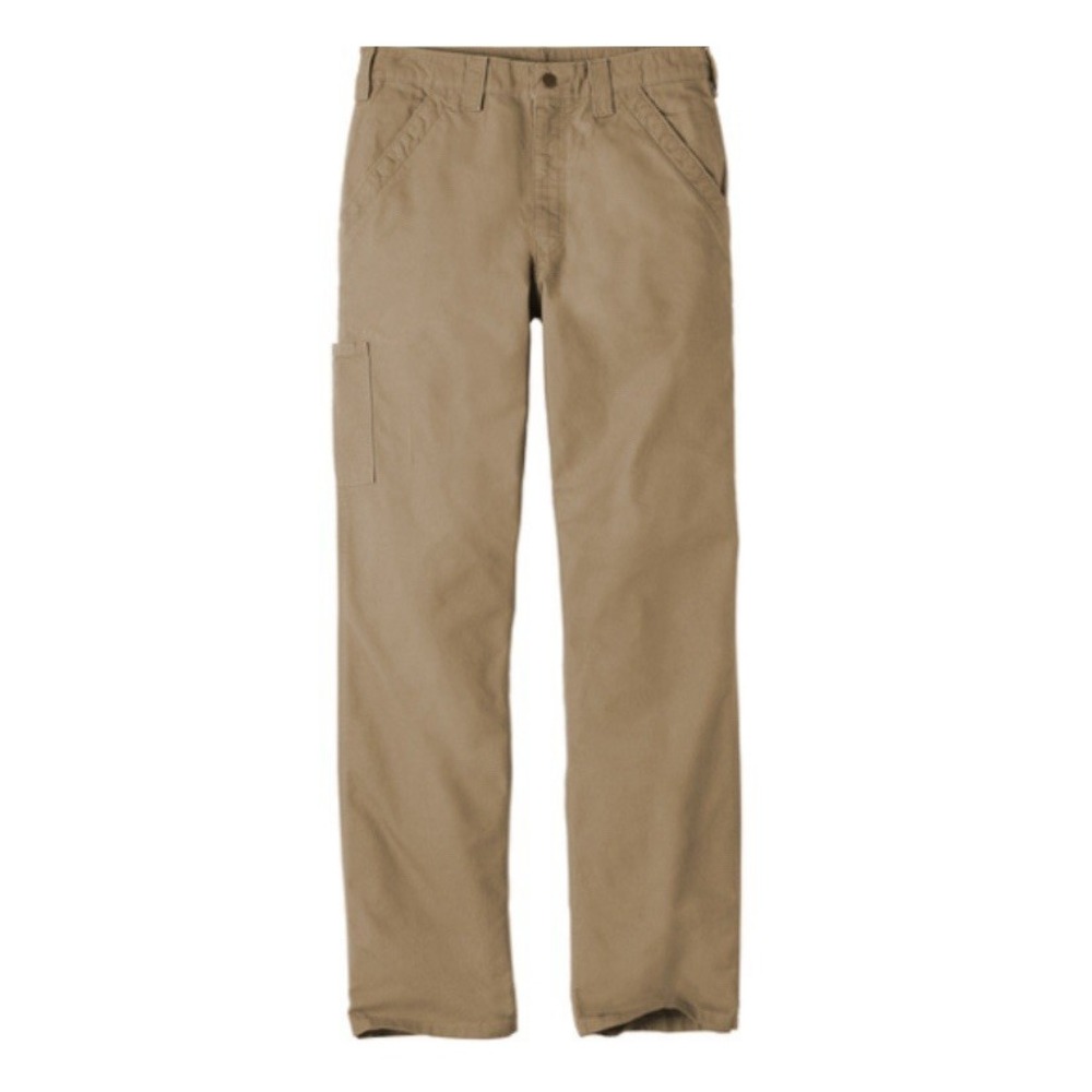 NWT Carhartt Tan Men's Canvas Work Dungaree, Size 42 X 34 Original Fit B151 - Picture 2 of 6